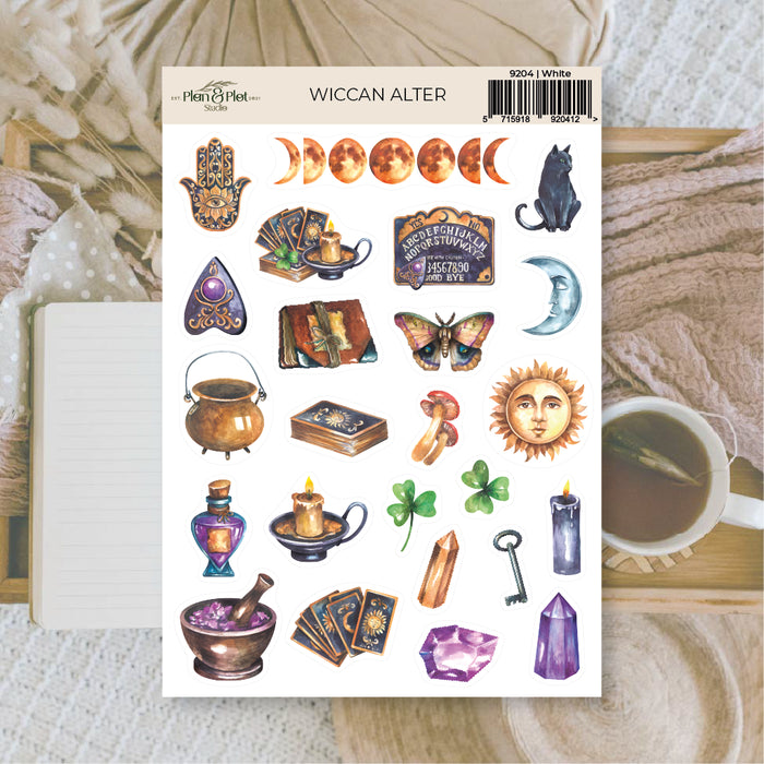 Wiccan Alter Sticker Sheet
