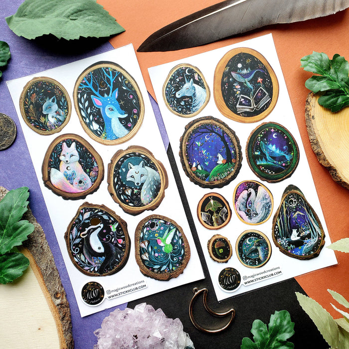 Fairytale Animals 2 Sticker Sheet