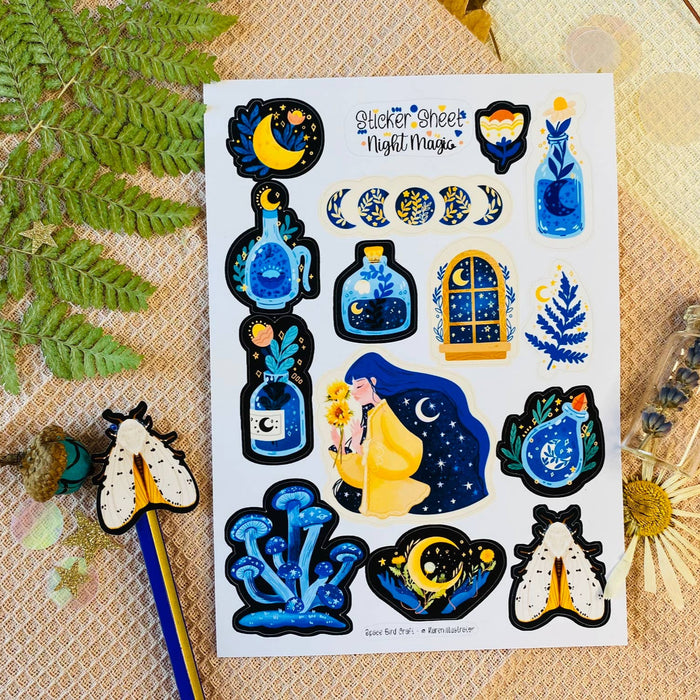 Night Magic Sticker Sheet