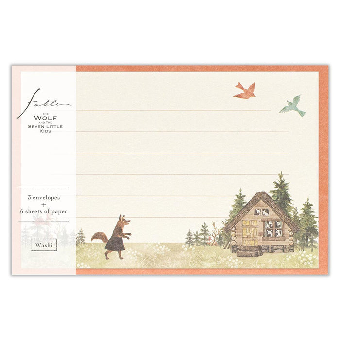 LAST STOCK! Fable Series Mini Letter Set - The Wolf and the Seven Little Kids