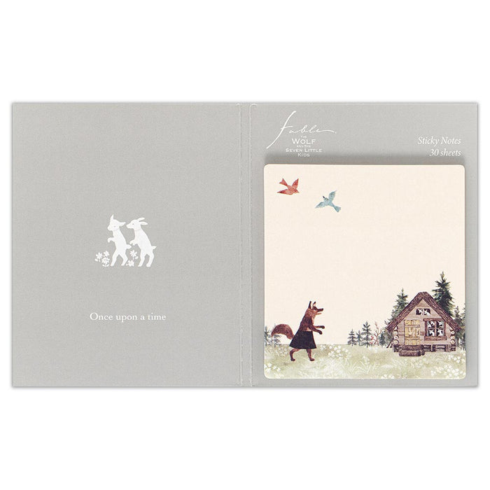 LAST STOCK! Fable Series Sticky Notes - The Wolf and the Seven Little Kids
