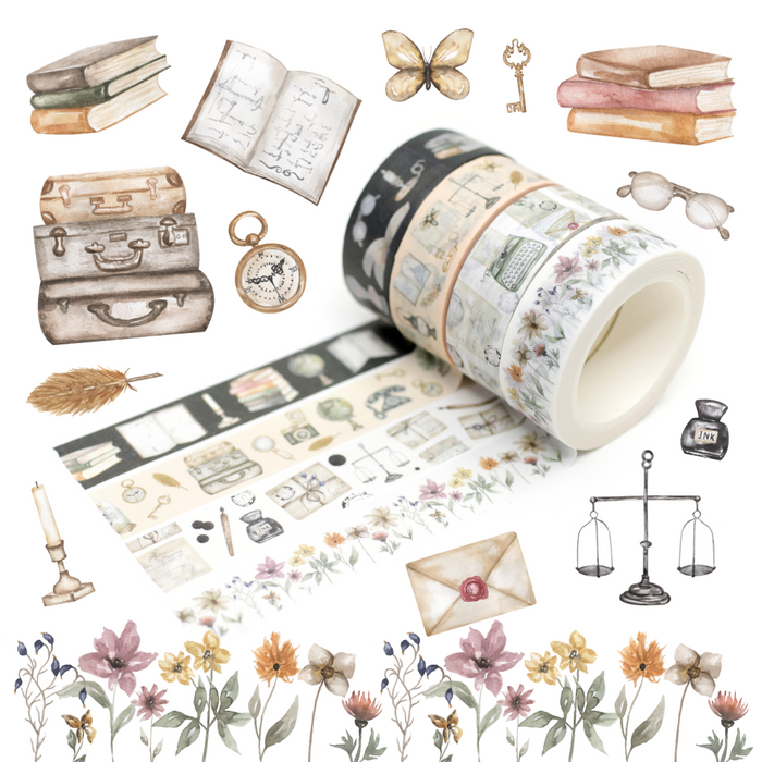Limited Edition Exclusive Washi Tape - Vintage