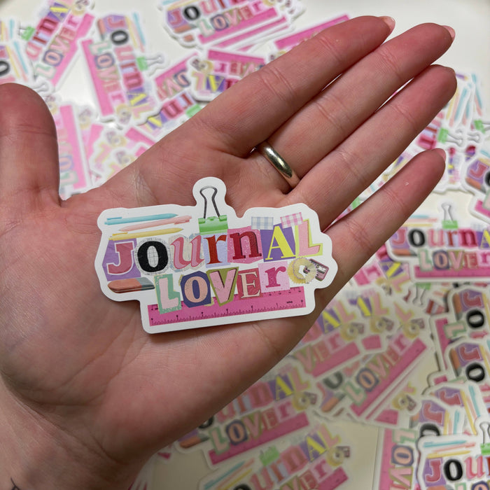 Journal Lover Die Cut Sticker