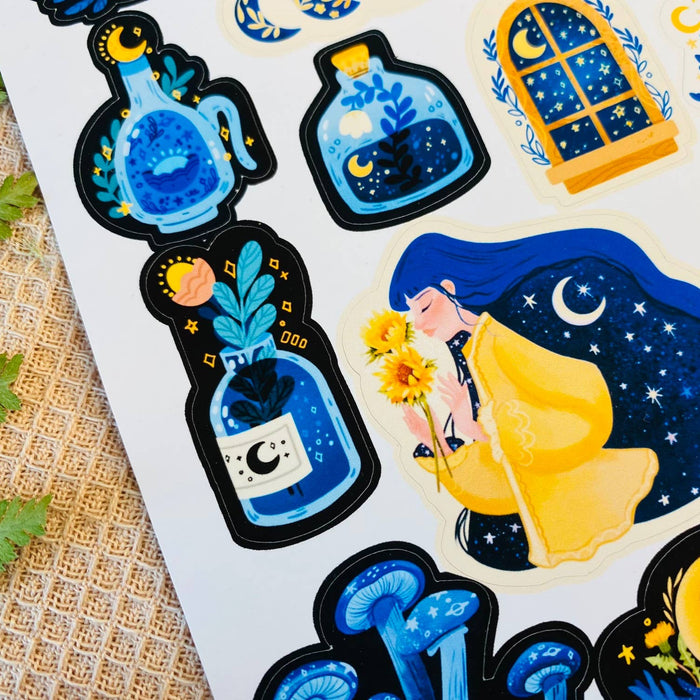 Night Magic Sticker Sheet