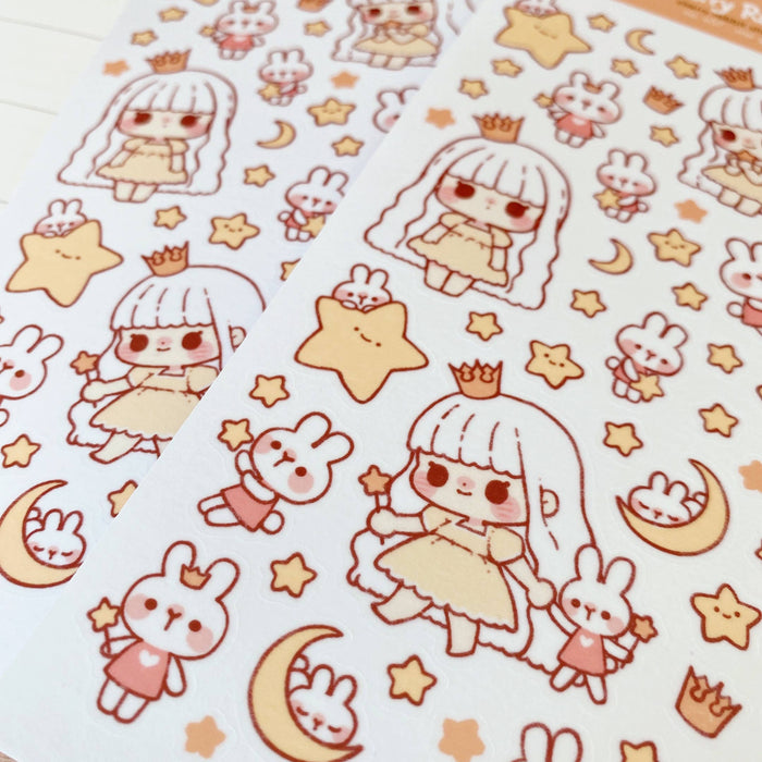 Star Girl Washi Sticker Sheet