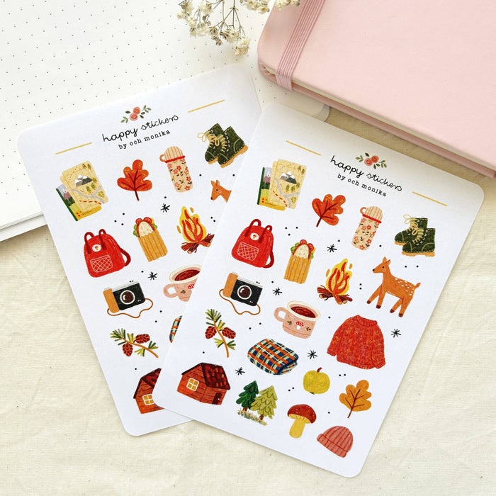 Hiking - Sticker Sheet