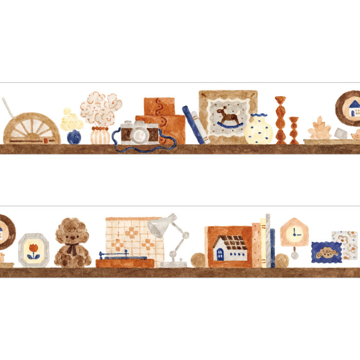 Nakauchi Waka x Papier Platz Washi Tape - Dog & Interior