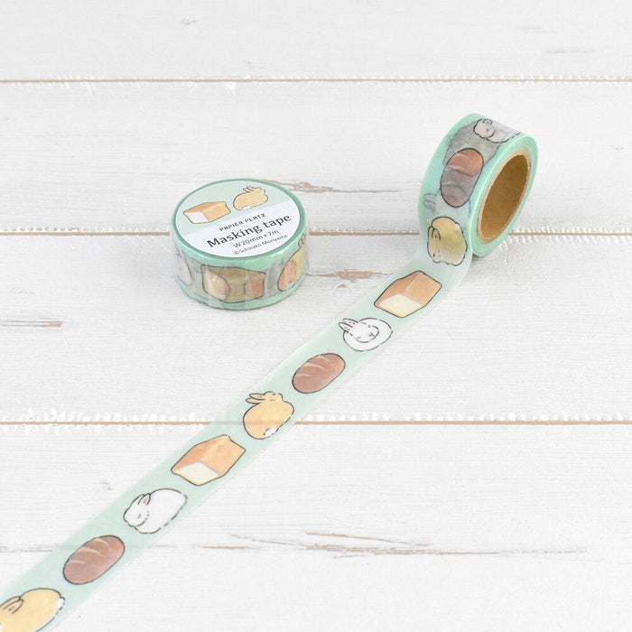 Schinako Moriyama x Papier Platz Washi Tape - Bunny Loaf