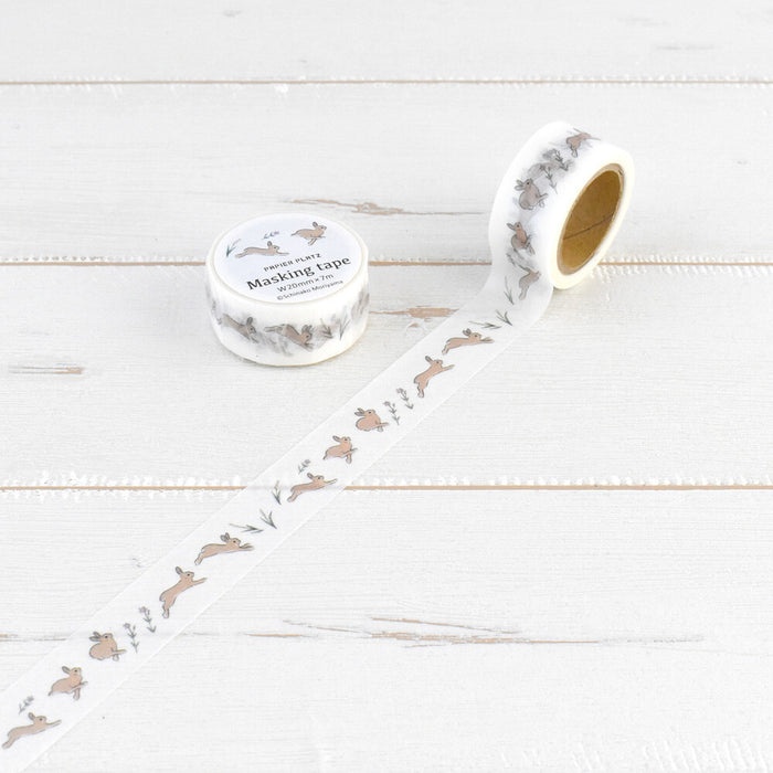 Schinako Moriyama x Papier Platz Washi Tape - Wild Rabbit