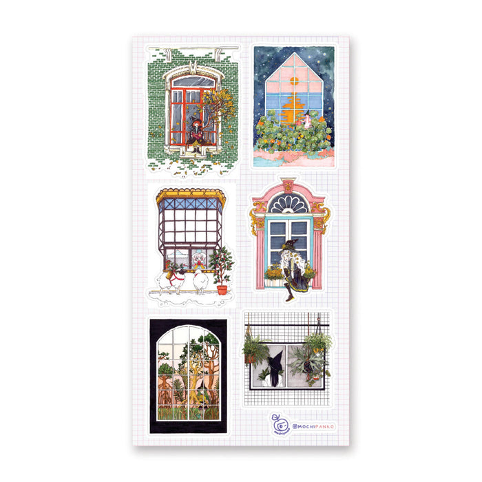 Whimsical Windows 2 Sticker Sheet