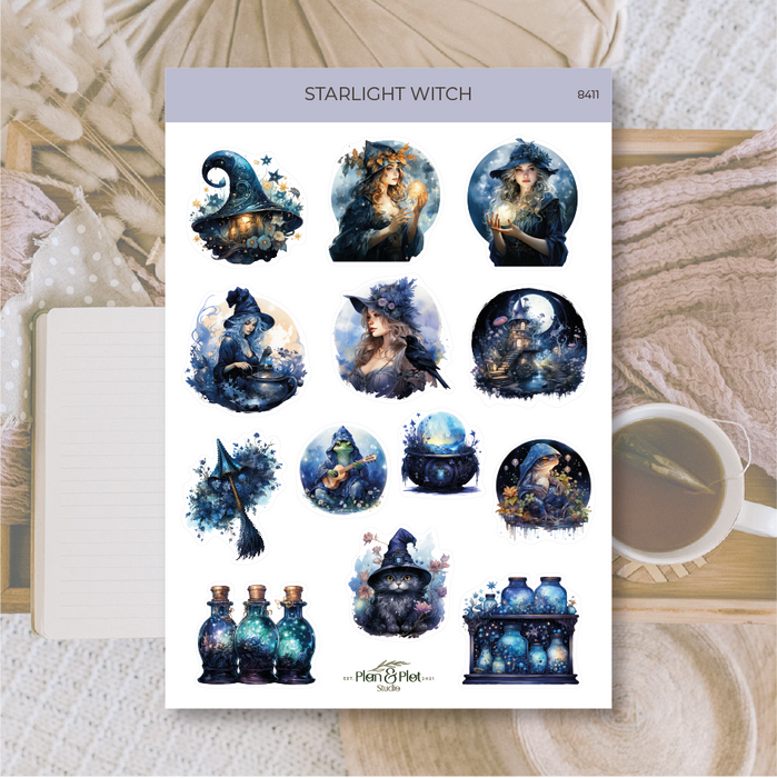 Starlight Witch Sticker Sheet