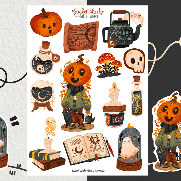 Halloween Sticker Sheet