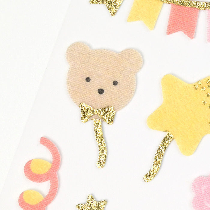 Japanese Non-Woven Fabric Stickers - Party