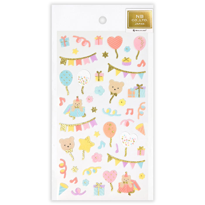 Japanese Non-Woven Fabric Stickers - Party