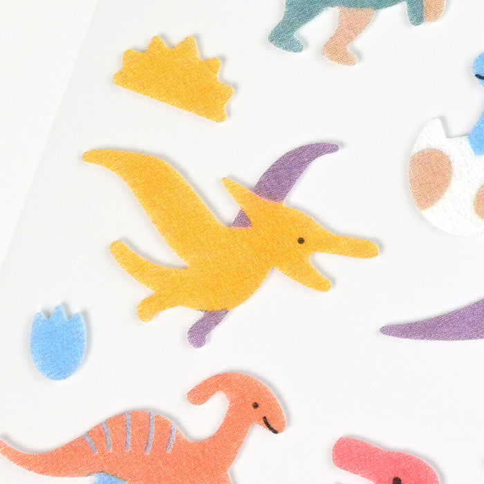 Japanese Non-Woven Fabric Stickers - Dinosaur