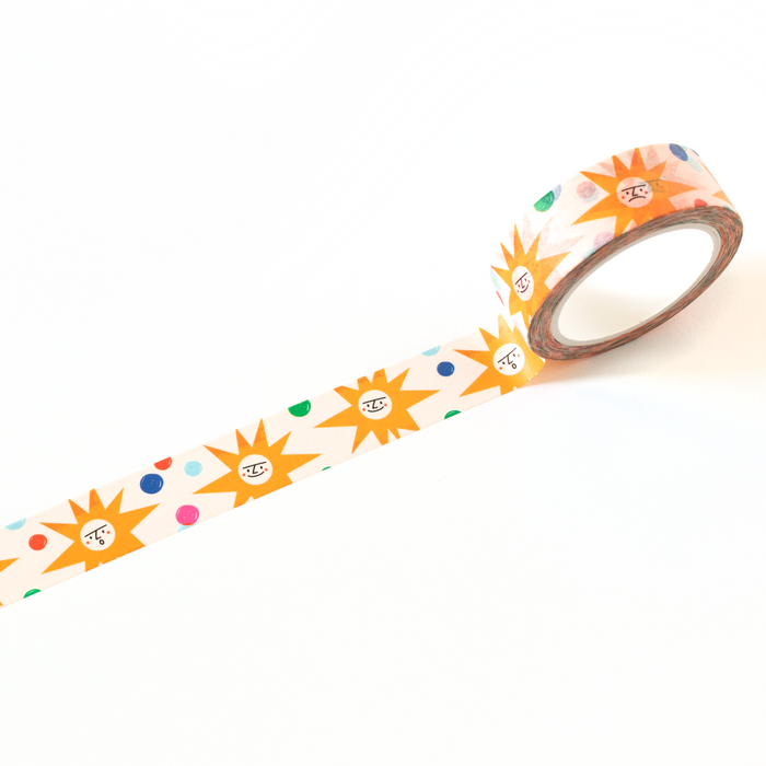 Sun Pattern Washi Tape