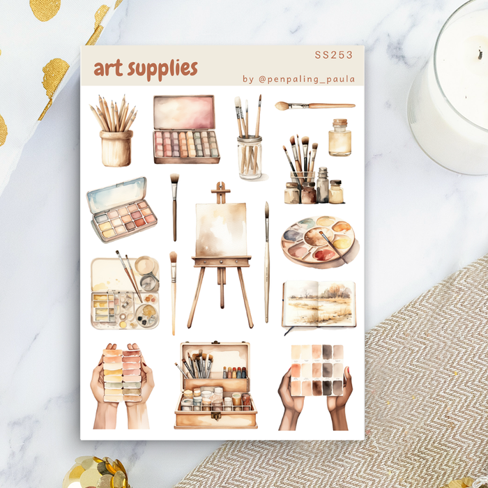 Art Supplies - Sticker Sheet