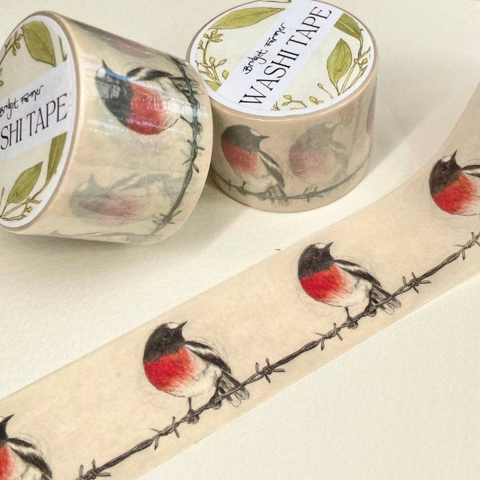 Scarlet Robin Washi Tape - 30mm