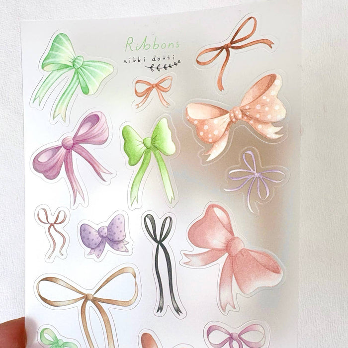 Sticker Sheet - Ribbons
