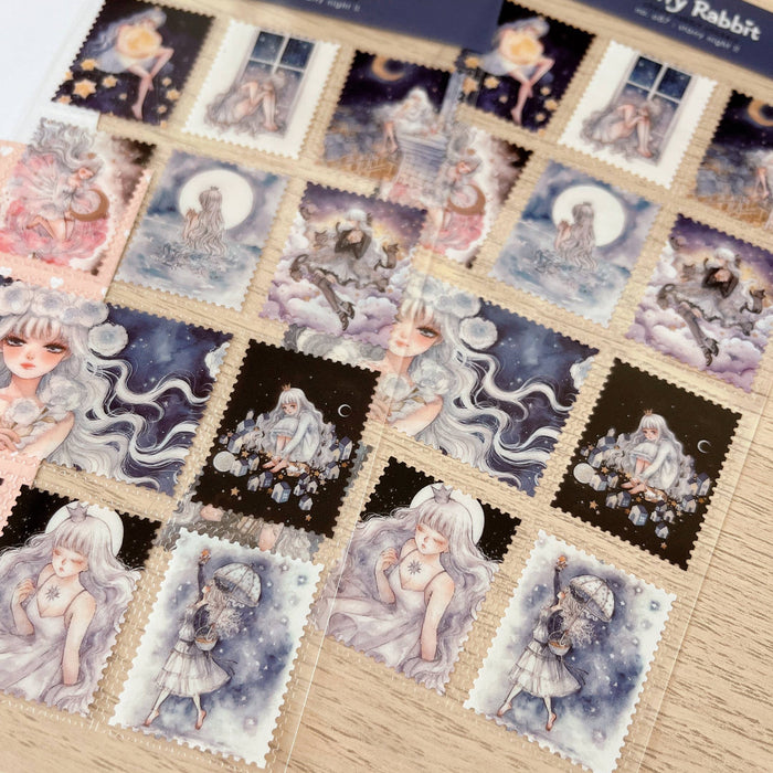 Starry Night II Clear Sticker Sheet