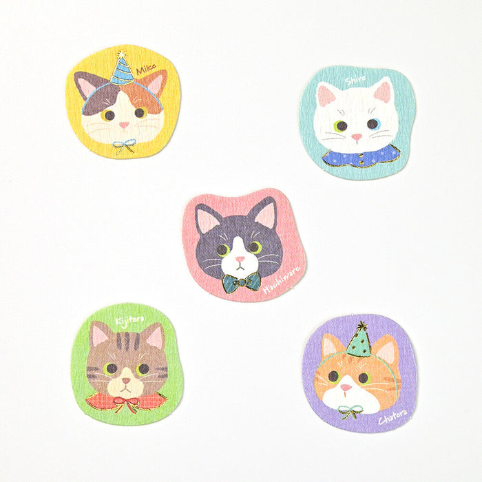 Flake Stickers - Happy Cats