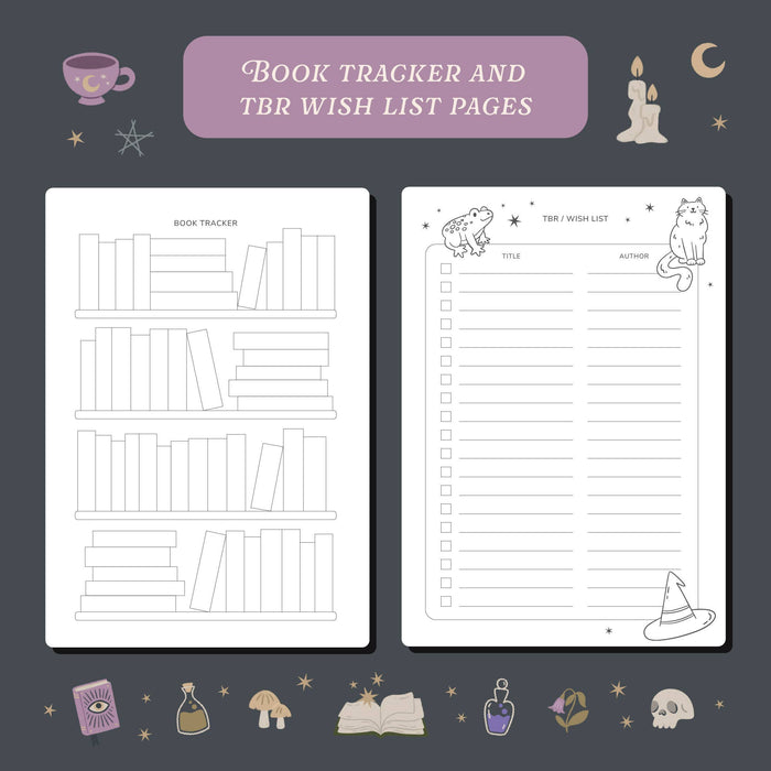 Whimsy Witch Reading Journal