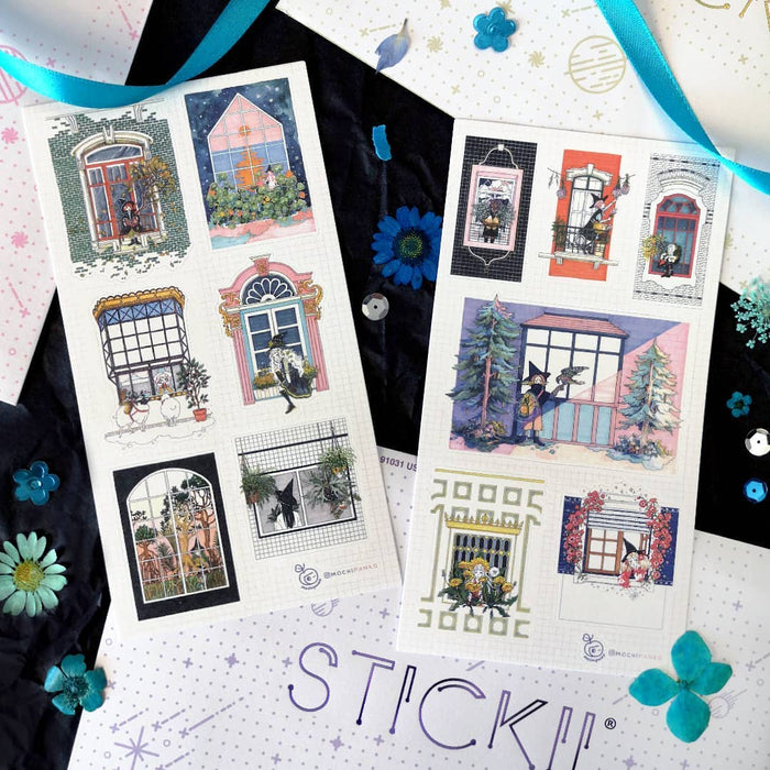 Whimsical Windows 2 Sticker Sheet