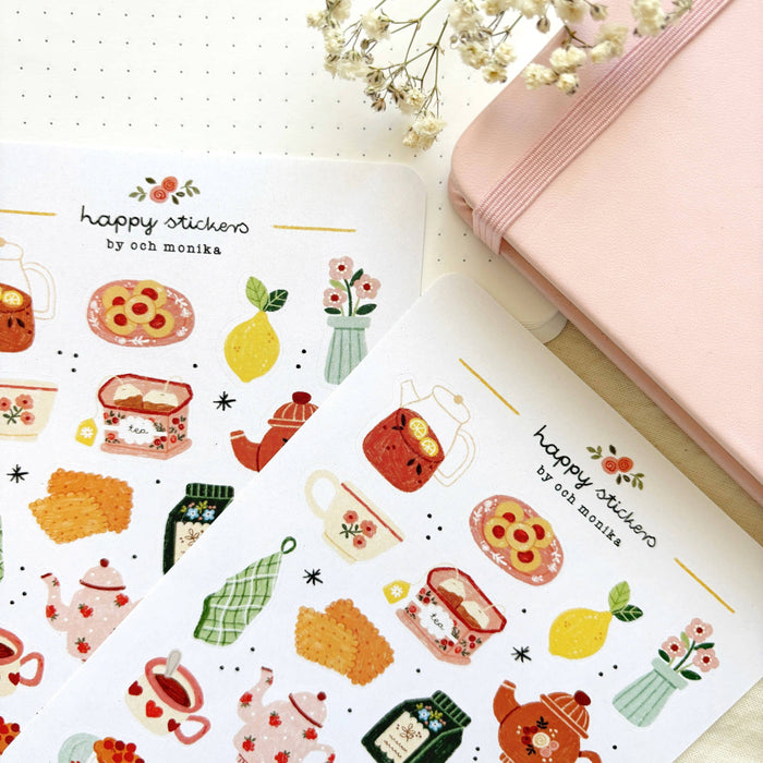 Tea Time - Sticker Sheet