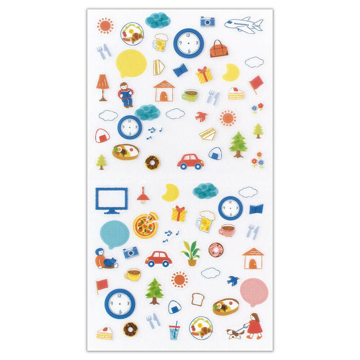 Notebook Clear Deco Stickers - Enjoy