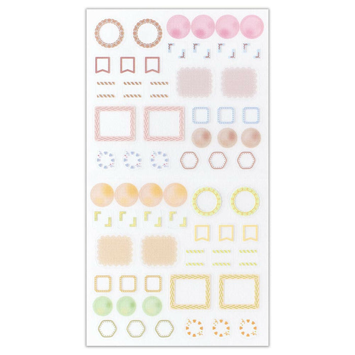 Notebook Clear Deco Stickers - Simple Frames