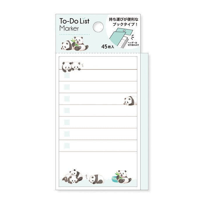 Sticky Note To Do List Marker - Panda