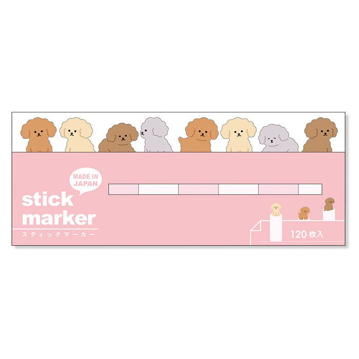 Sticky Note Page Flags - Poodle