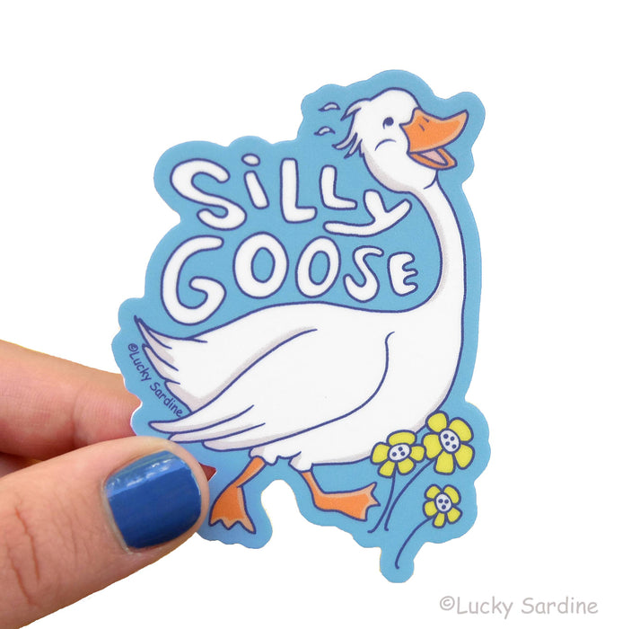 Silly Goose Vinyl Sticker