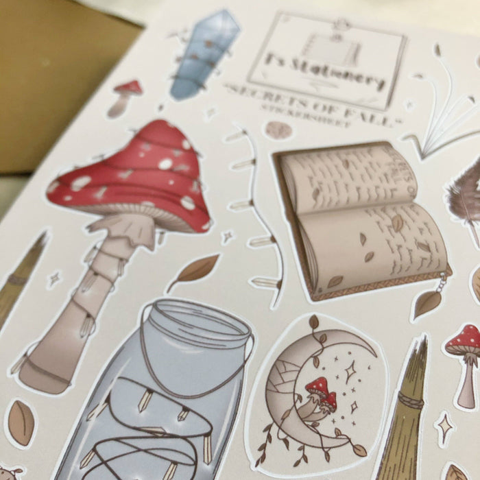 Secrets Of Fall Sticker Sheet