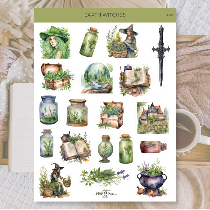 Earth Witches Sticker Sheet