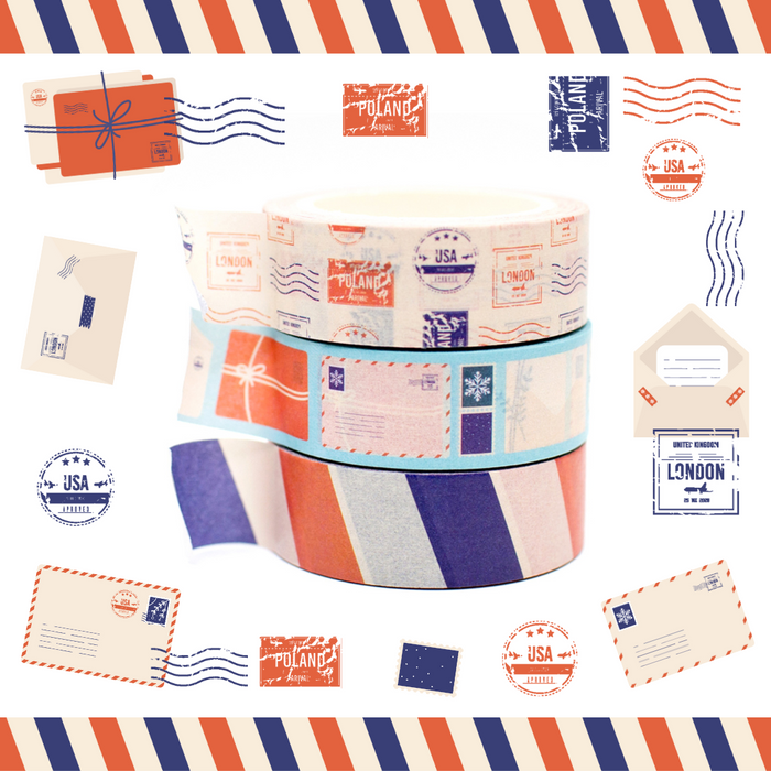 Limited Edition Exclusive Washi Tape - Postage