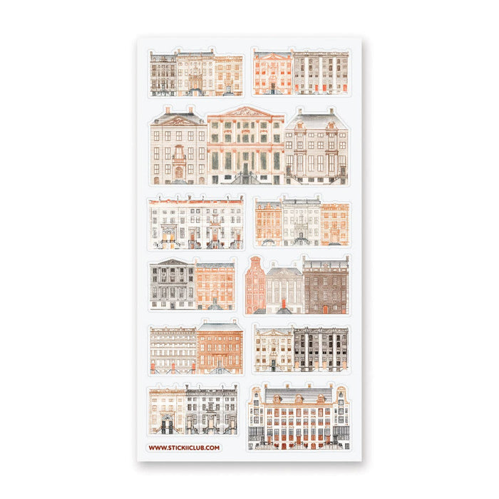 Vintage City Tour Sticker Sheet