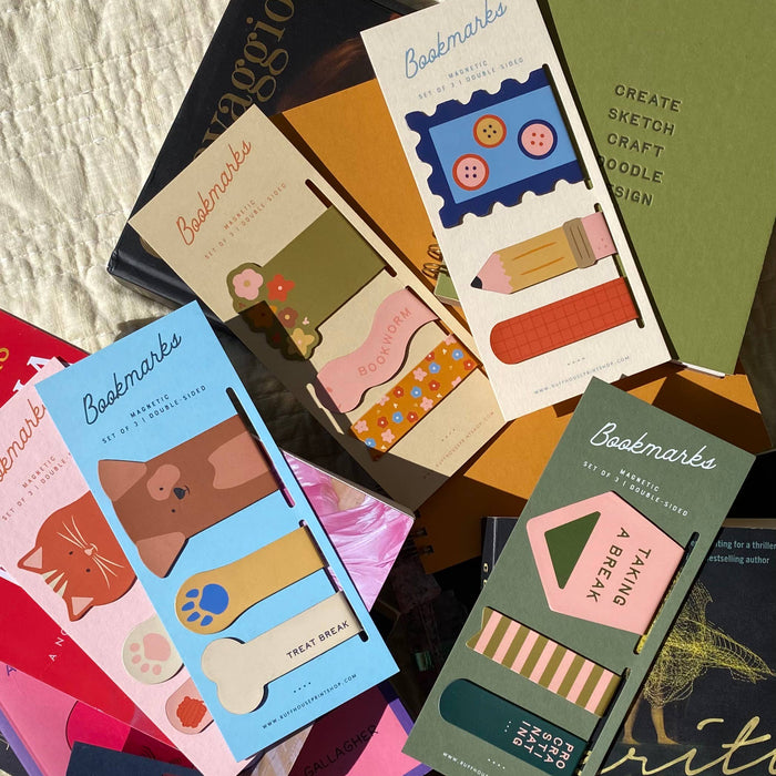 Cat Magnetic Bookmark Set