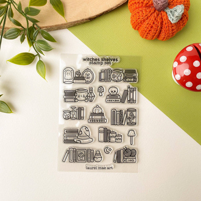 Witches Shelves - Clear Acrylic Stamp Set