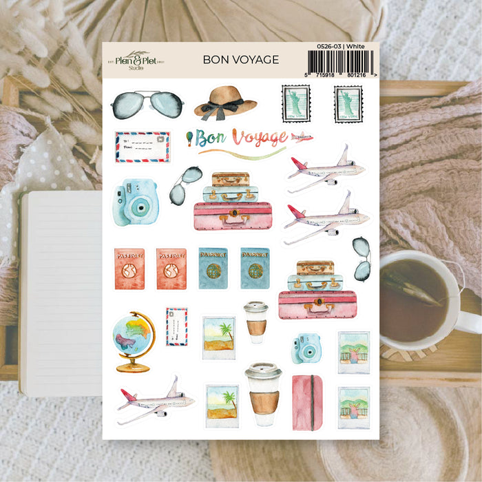 Bon Voyage Sticker Sheet