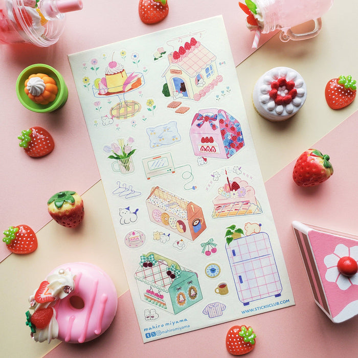 Pastel Pastry Dreams Sticker Sheet