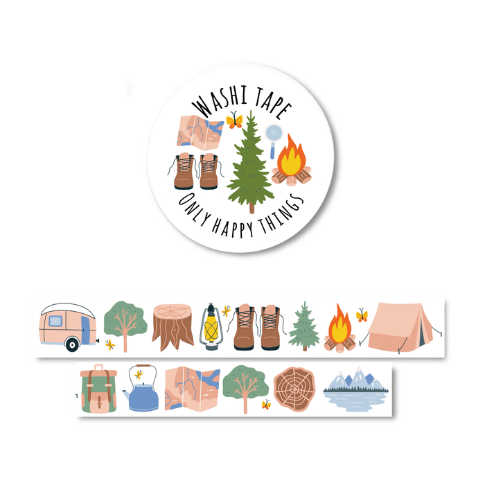 Let's Go Camping Washi Tape