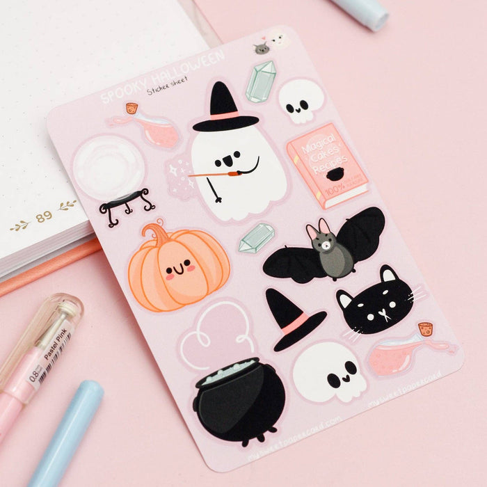 Spooky Halloween Planner Stickers