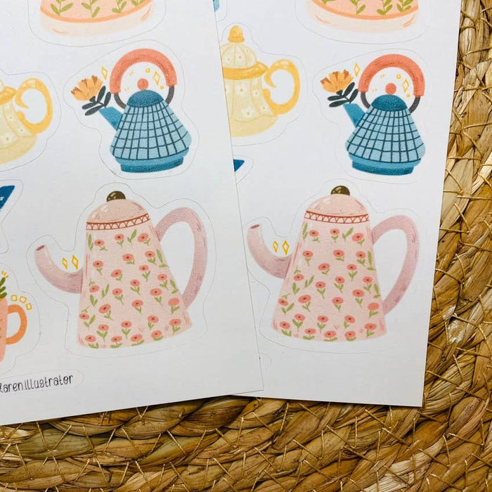 Tea Party Sticker Sheet