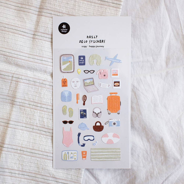 Daily Deco Stickers - Happy Journey