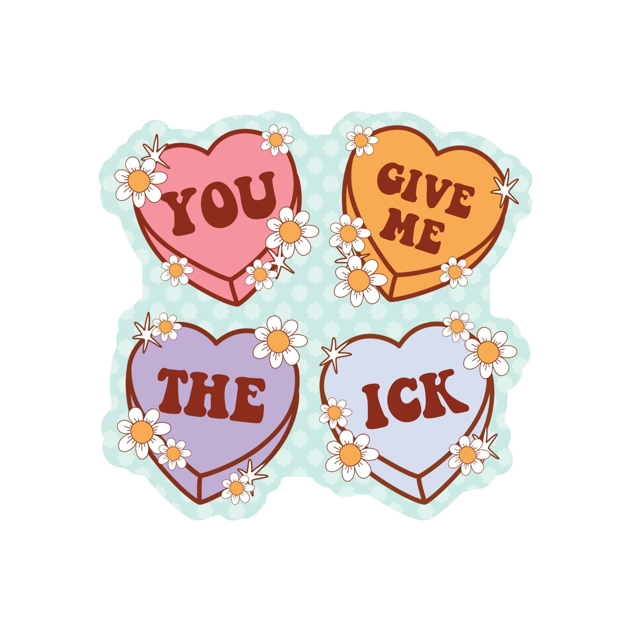 Ick Sticker The Ick Vinyl Sticker — WashiGang