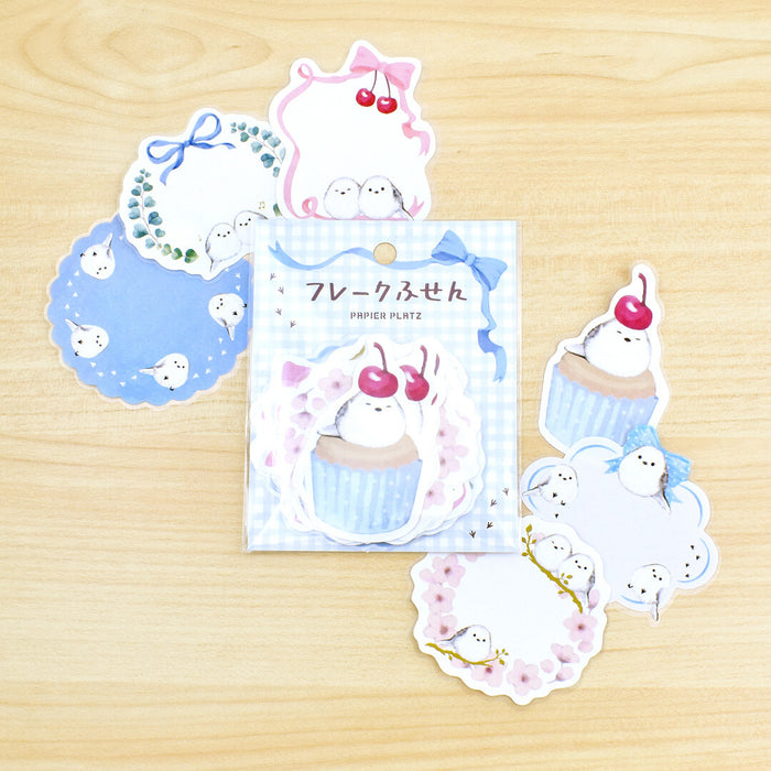 Milina x Papier Platz Flake Sticky Notes - Shimaenaga