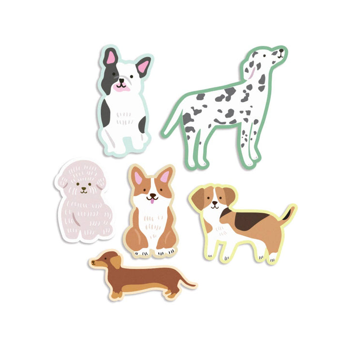 Dogs Flake Stickers
