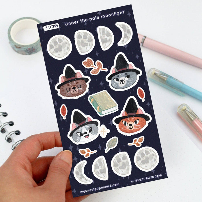 Under the Pale Moonlight Sticker Sheet
