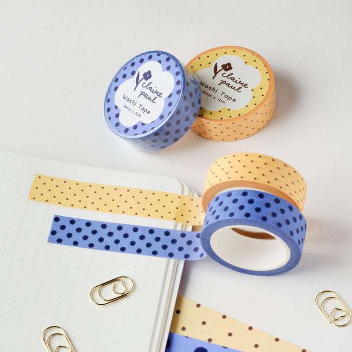 Blue Polka Dot Washi Tape